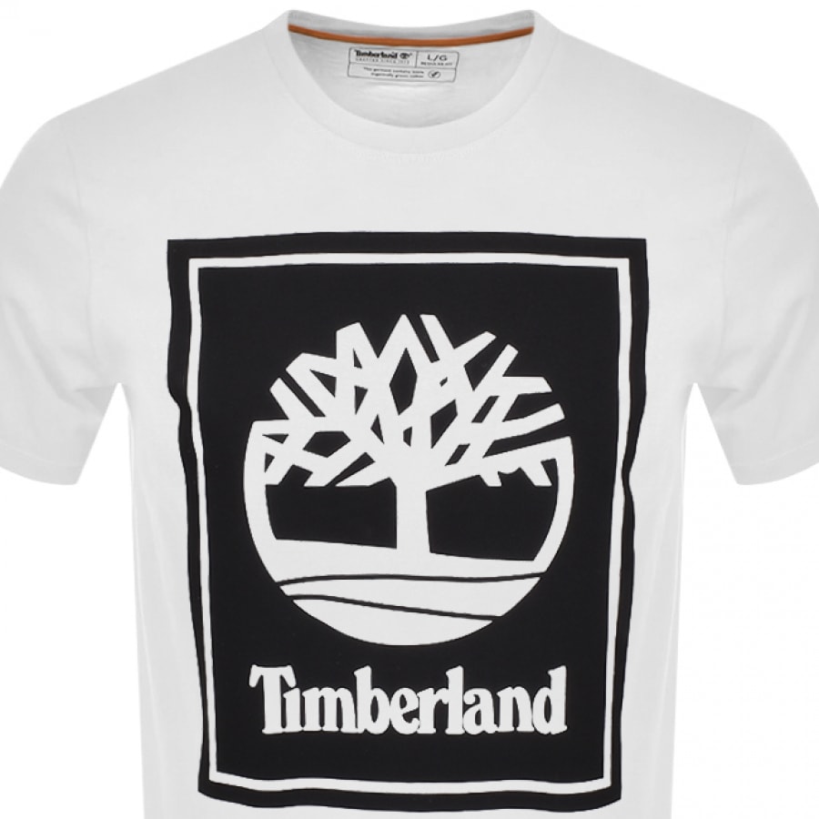 Alternative Image for ProductTimberland Stack Logo T Shirt White2